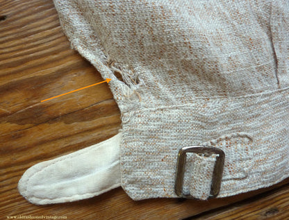 Vintage Mens 1920s 1930s American Golf Knickers Jazz Patterned Off White & Brown Linen Trousers Pants Plus Fours +4s Knickerbockers  44"