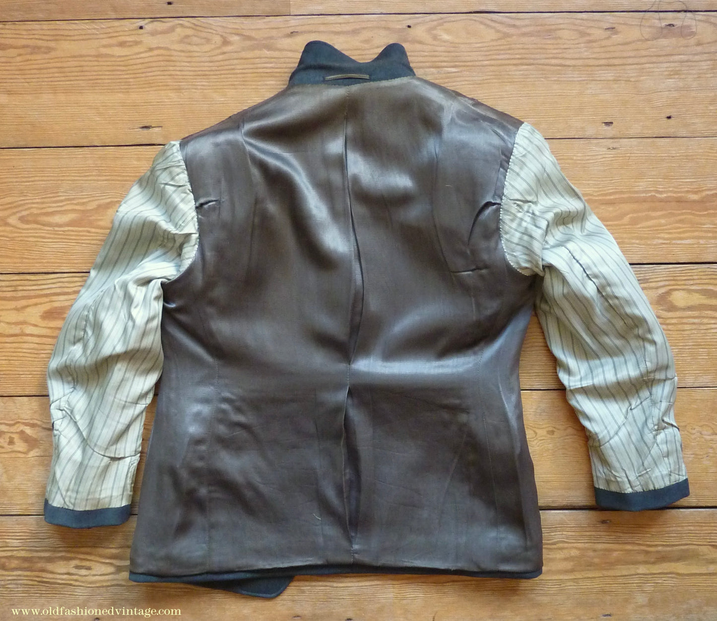 Vintage Mens 1940s 1950s Sports Suit Back Belted Jacket & Breeches Grey Wool 38" Short