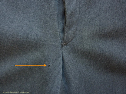 Vintage Mens 1940s 1950s Sports Suit Back Belted Jacket & Breeches Grey Wool 38" Short