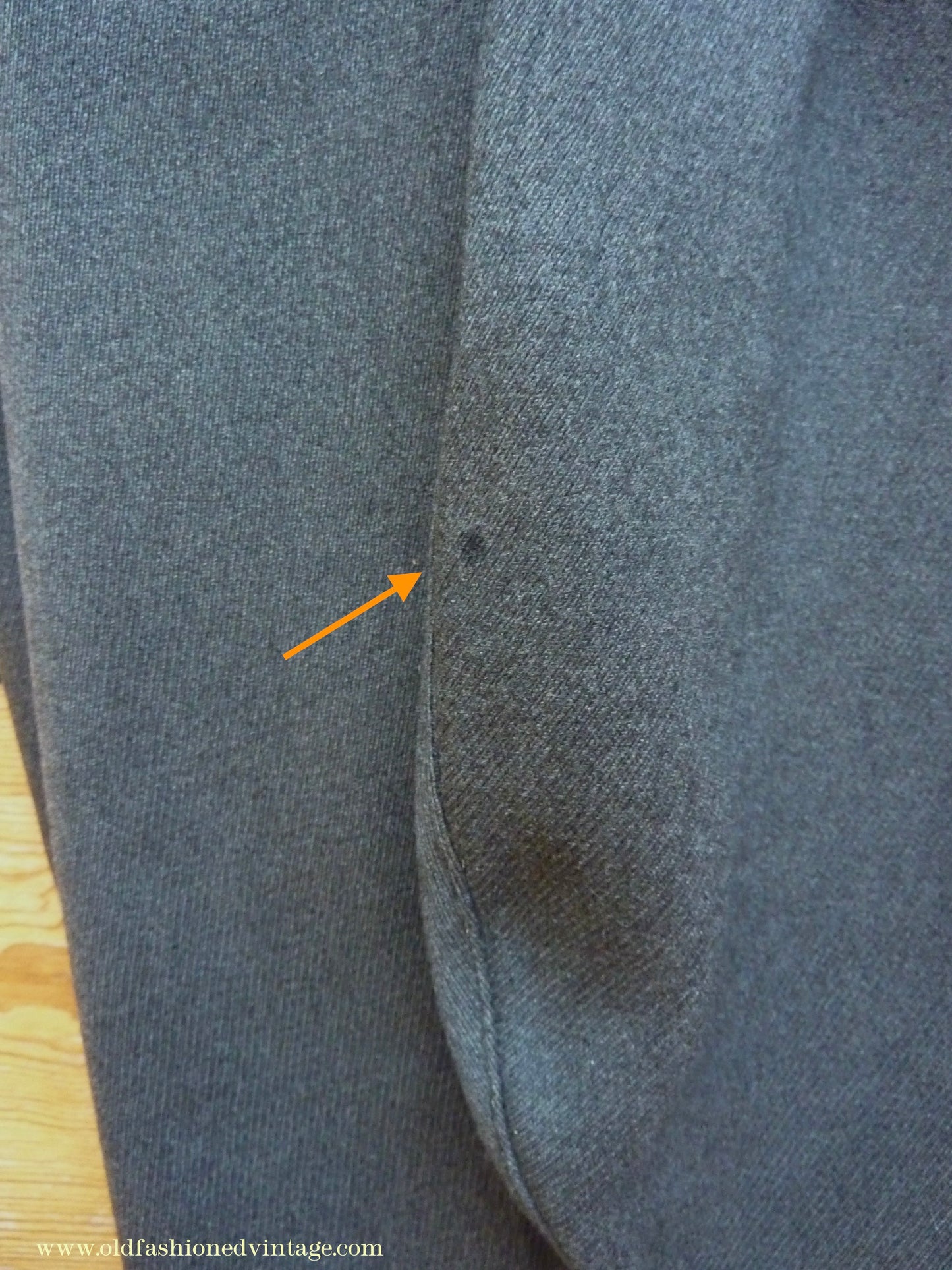 Vintage Mens 1940s 1950s Sports Suit Back Belted Jacket & Breeches Grey Wool 38" Short