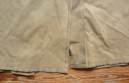 Vintage Mens 1980s Rubberised Inverness Cape Mustard Beige Rain Coat Mackintosh S