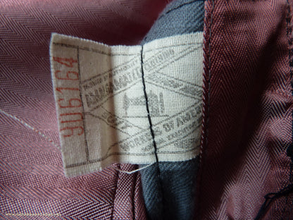 Vintage Mens 1950s American Suit Flecked Slub Shot Silk Effect Rayon Pinky Taupe Grey Black 40"