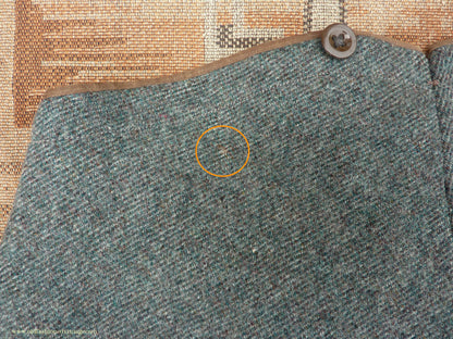 Vintage Mens 1940s Bespoke Tweed Knicker Breeches Plus Fours +4s Grey Green Wool Trousers Breeks Pants 31"