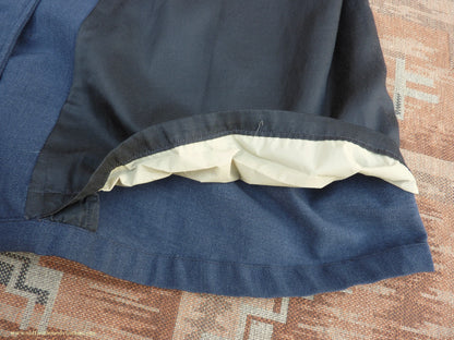 Vintage Mens 1960s Single Breasted Belted Raglan Raincoat Air Force Blue Trench Coat Mac M L