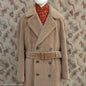 Vintage Mens 1980s 1940s Style Daks Simpson Piccadilly Teddy Bear Coat Golden Brown Faux Fur L