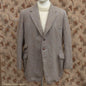 Vintage Mens 1950s Burton Harris Tweed Sports Jacket Grey-Green Brown 44"