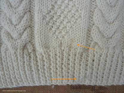 Vintage Mens 1960s Cream Hand Knitted Roll Neck Sweater Cable Knit Jumper Pullover L